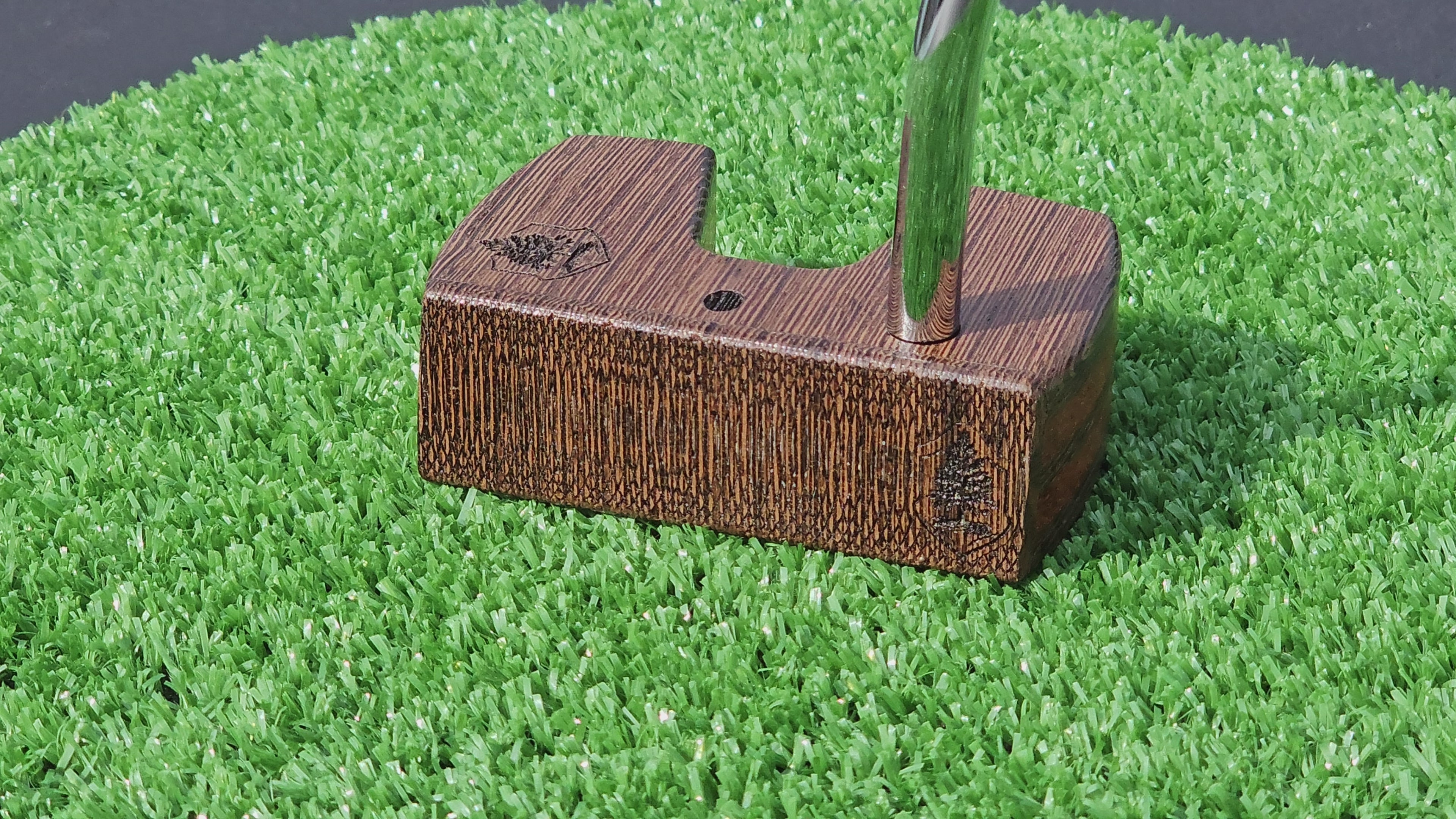 Exotic Wenge wood and Padauk Woodrich Regal wood putter