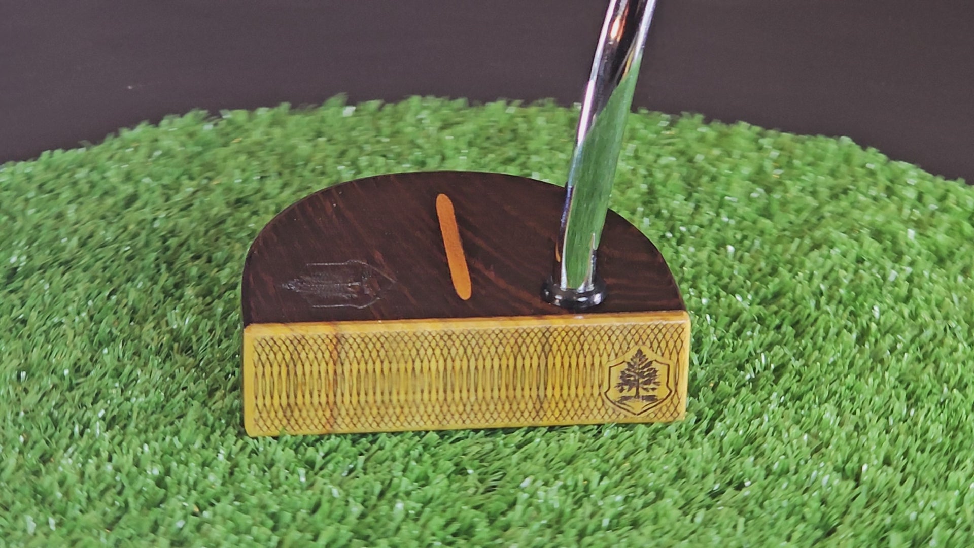 Fatty Style Canarywood Wenge wood and walnut putter