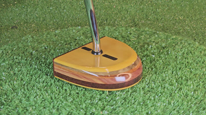 Amarillo Putter Yellowheart & Padauk Zero Torque Center Shaft FATTY