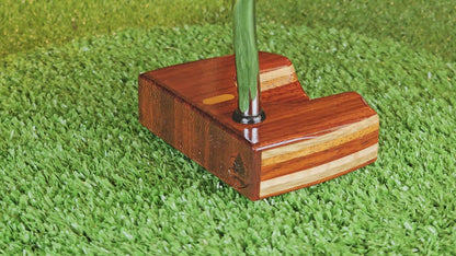 Red Ember style Padauk exotic wood Woodrich Regal Putter