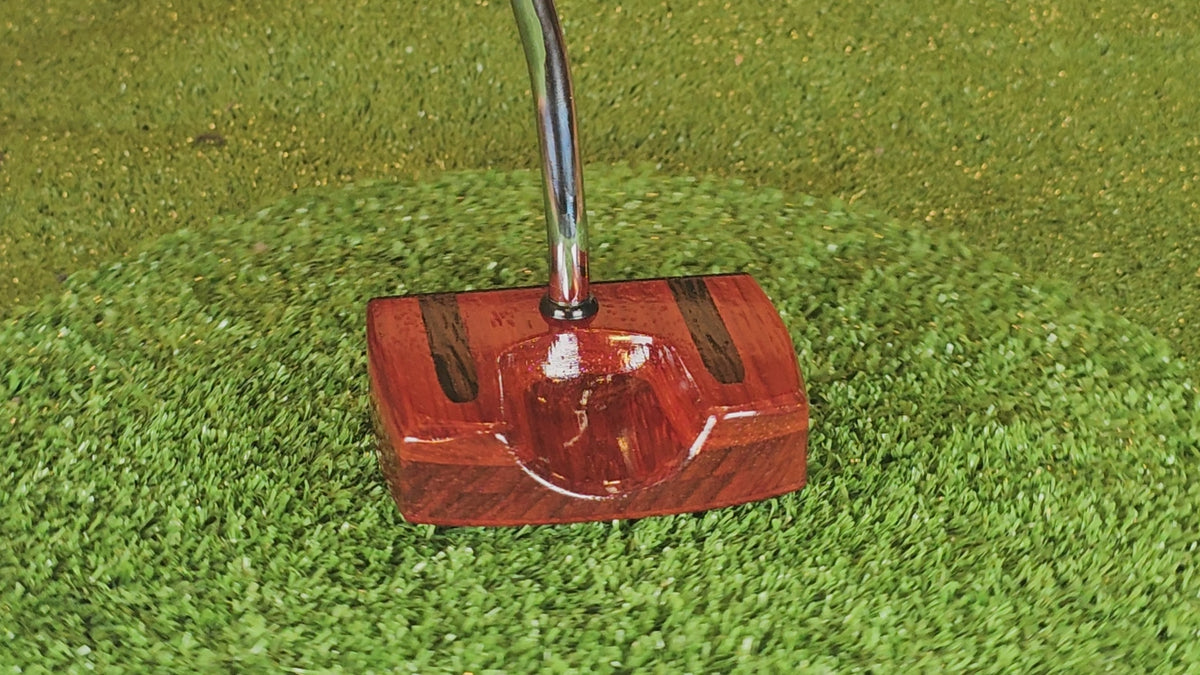 Bloodline style Center shaft Zero torque exotic Padauk and Wenge putter