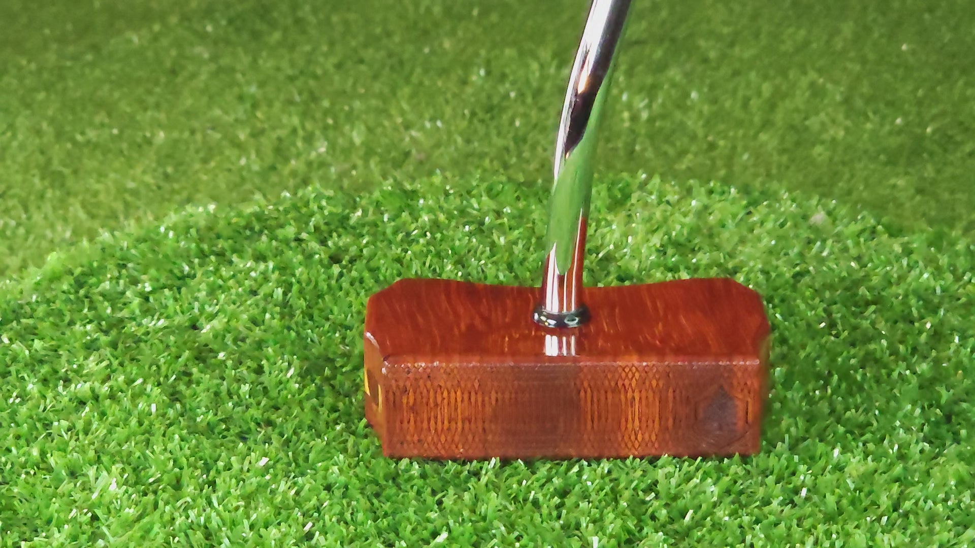 Padauk exotic wood Zero Torque Center Shaft putter