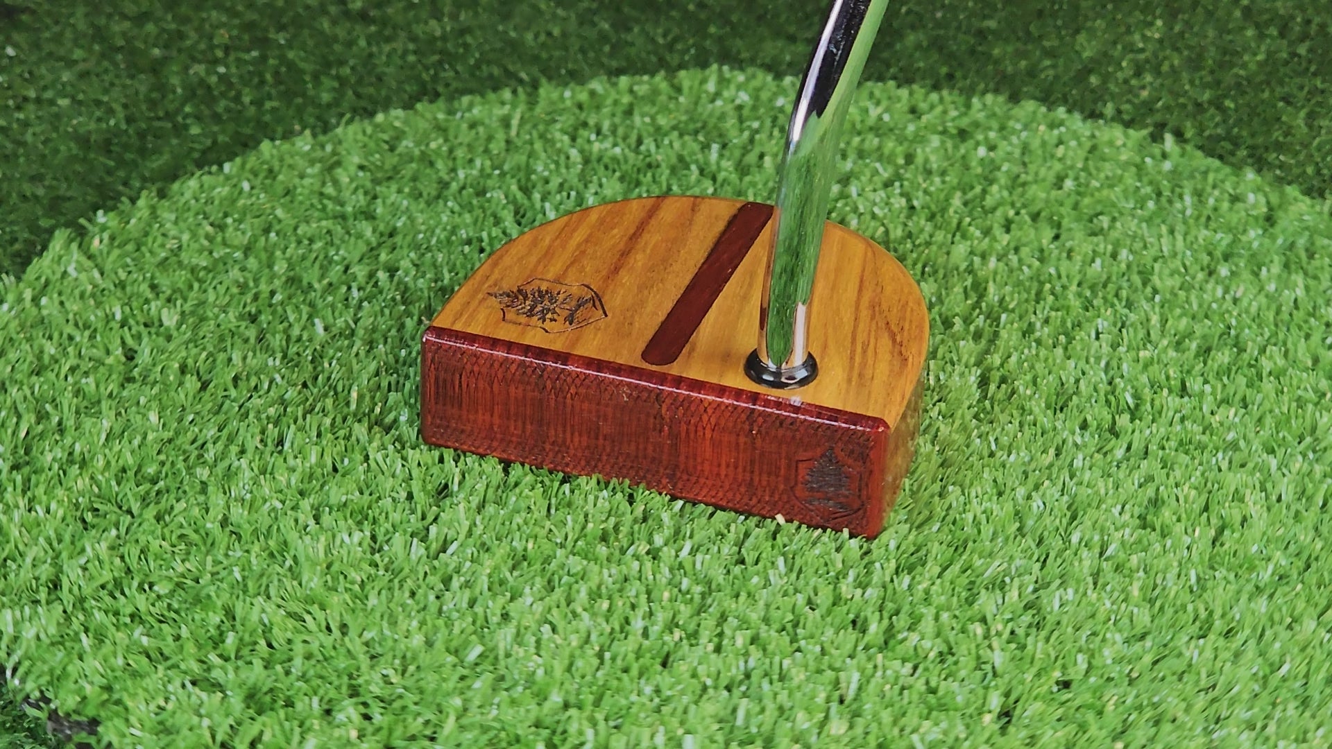 Fatty Style Canarywood and with body and inlay exotic Padauk wood putter