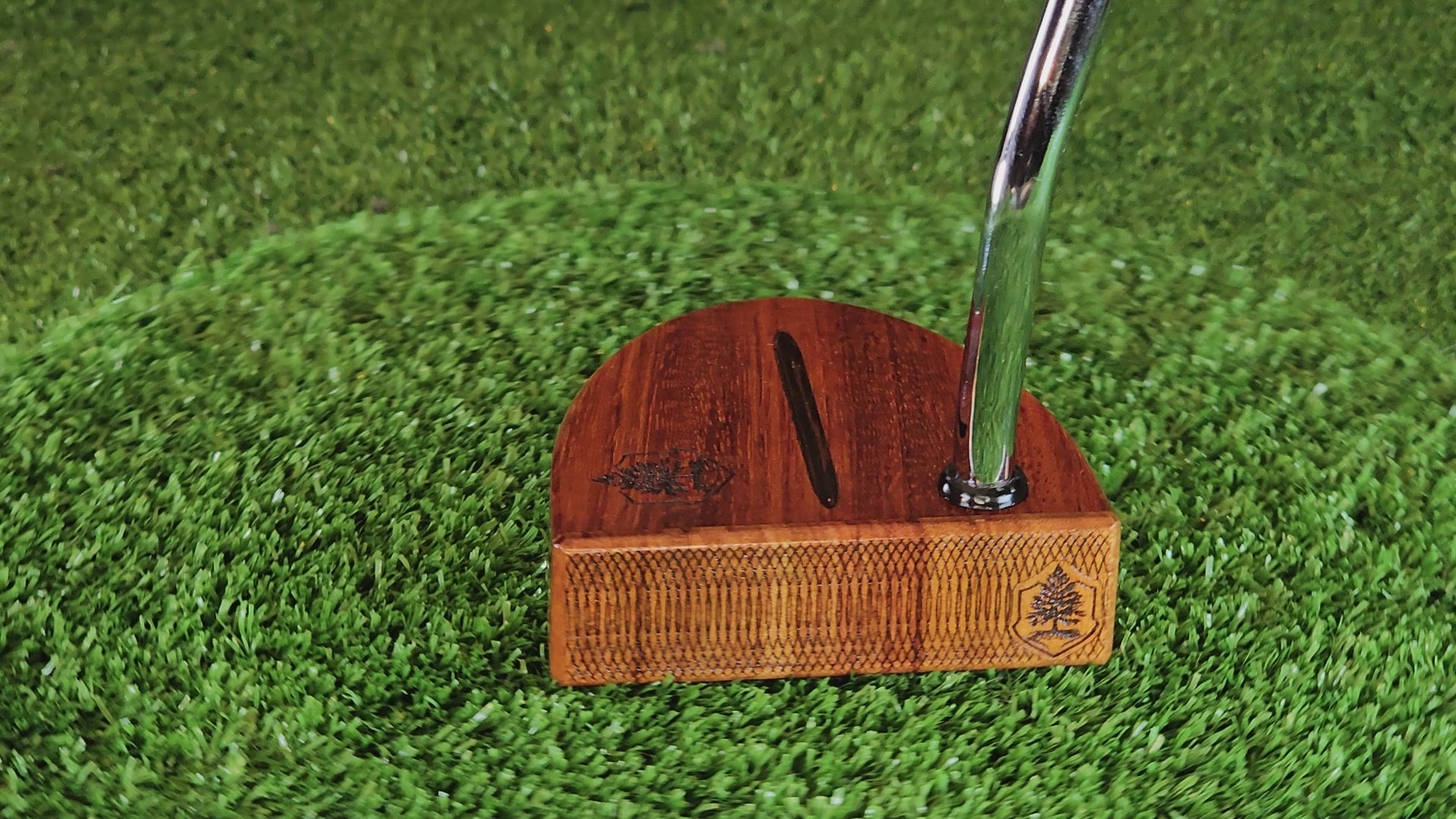 Exotic Rosewood putter TimberTouch Putterworks Woodford Wood