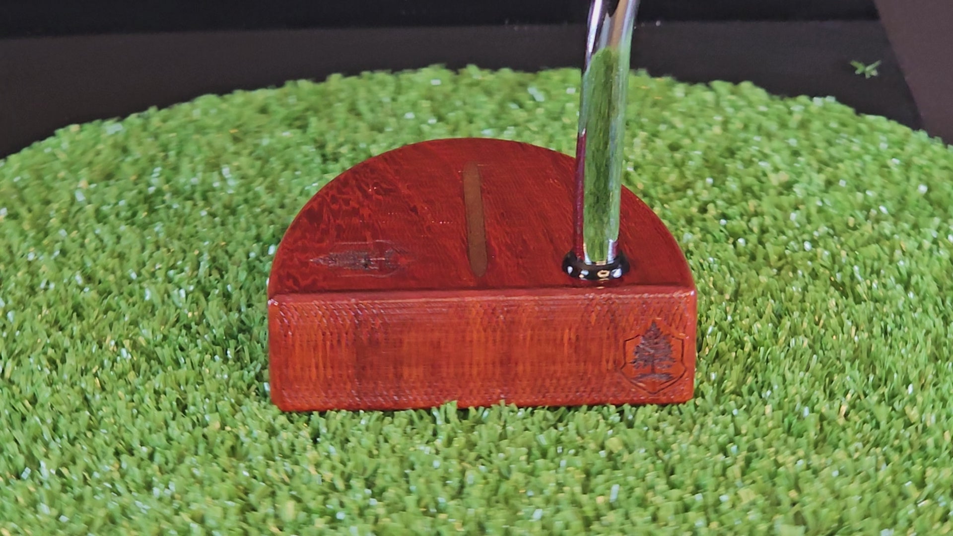 Padauk exotic wood and walnut Woodford putter