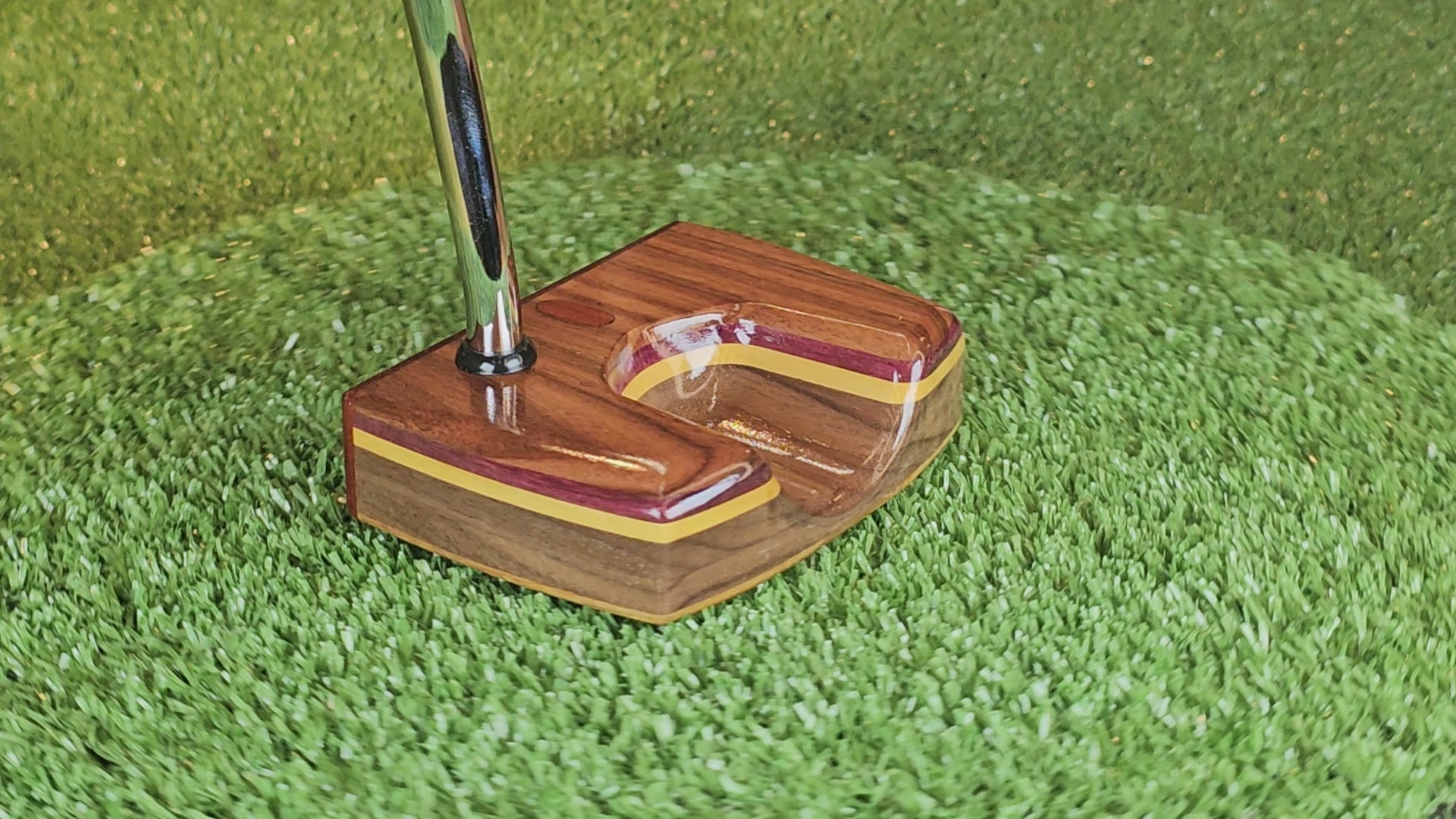Cumberland style Rosewood exotic wood Woodrich Regal Putter