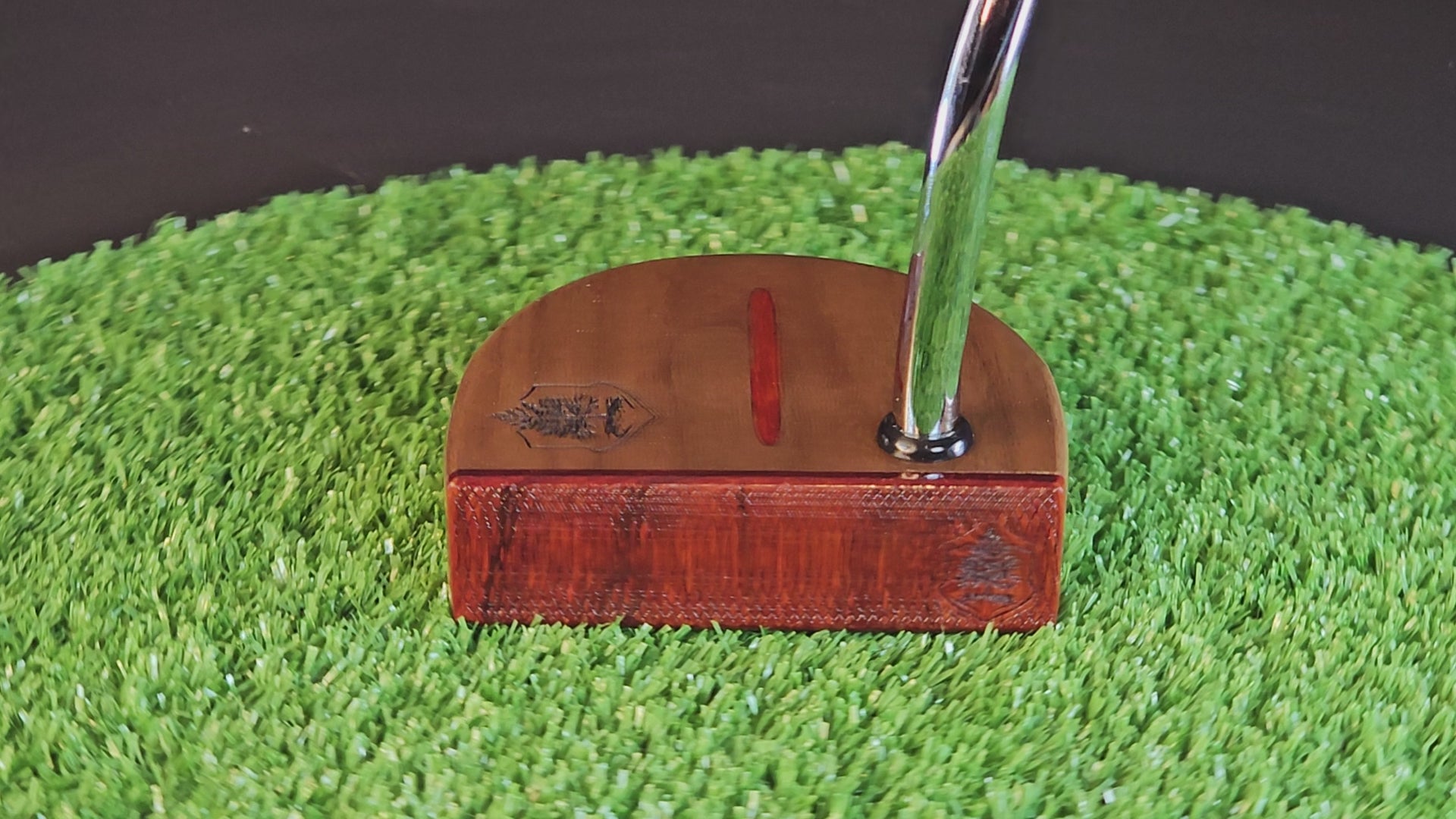 Fatty Style Padauk Walnut and Oak Woodford putter