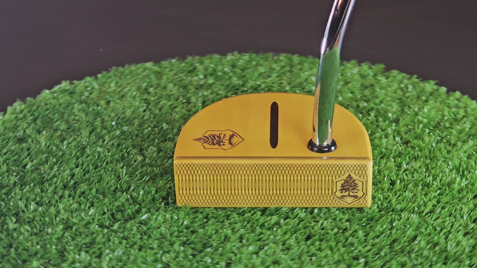 Fatty Style Yellowheart exotic wood and Maple putter