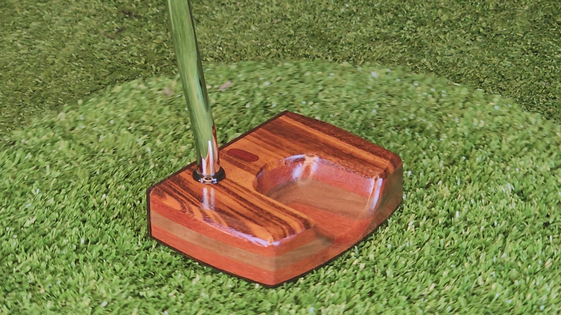Copperhead style Rosewood exotic wood Woodrich Regal Putter