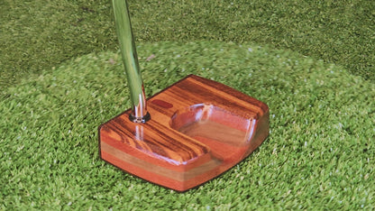 Copperhead style Rosewood exotic wood Woodrich Regal Putter