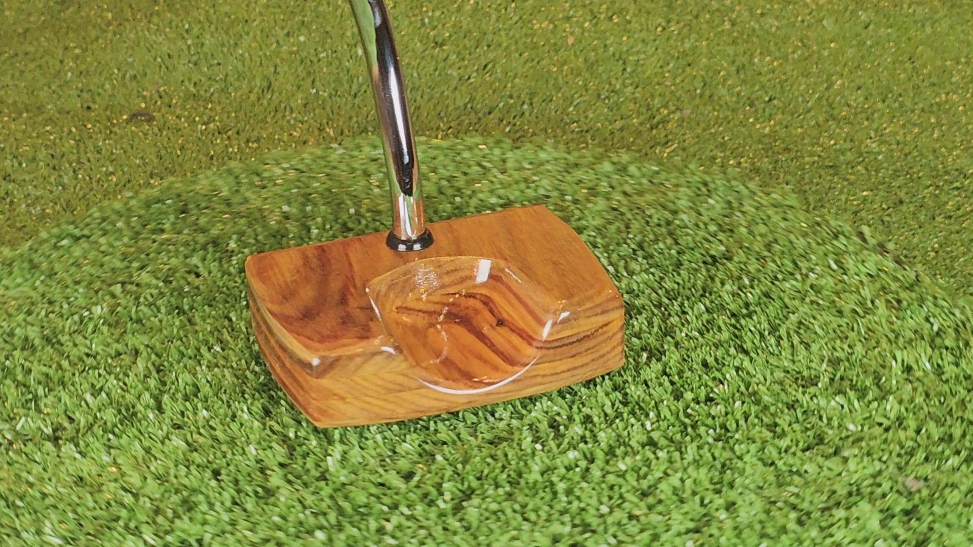 Topaz style Canarywood zero torque center shaft Woodrich Regal Putter