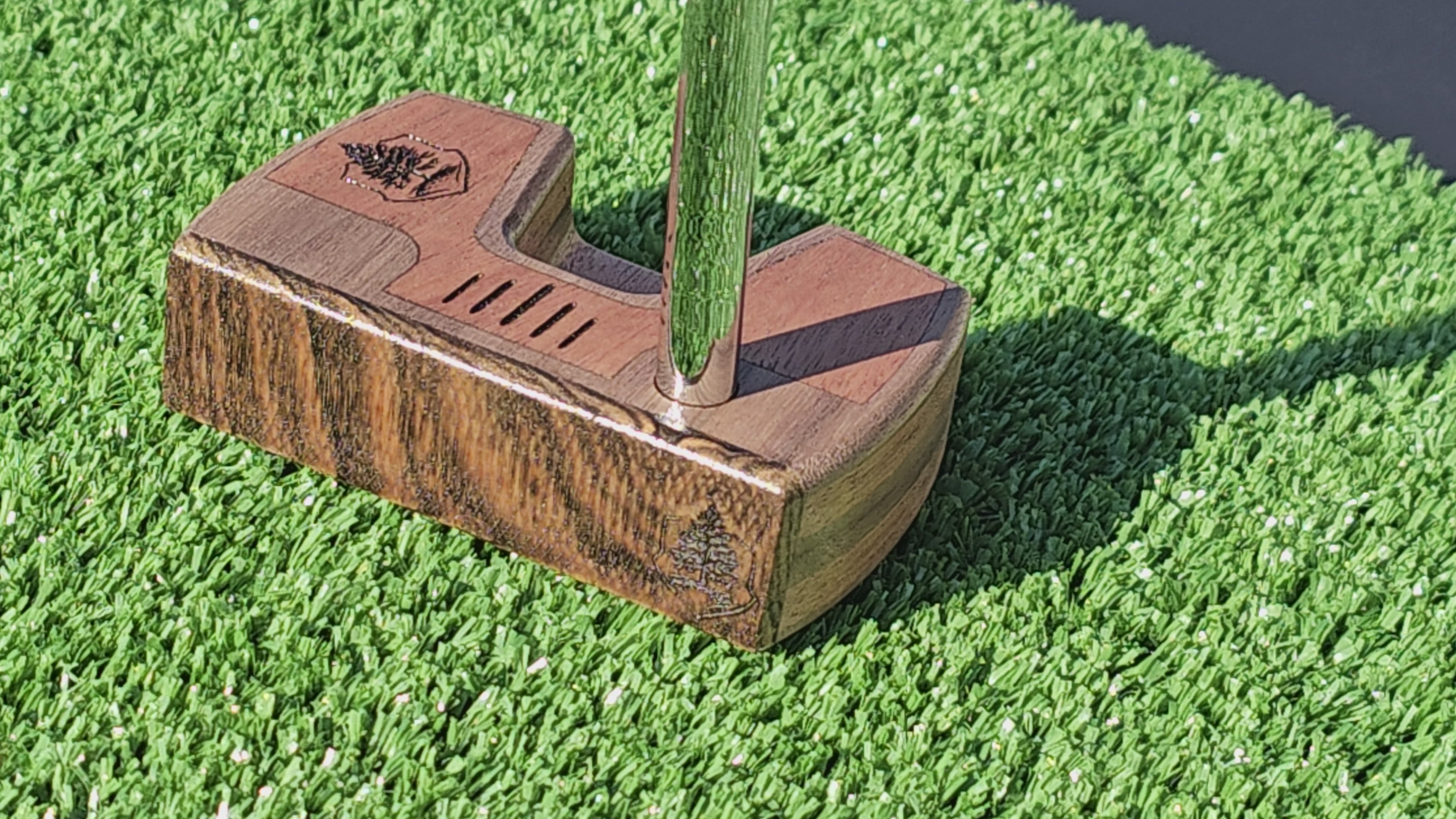 Walnut wood Mahogany Lacewood Woodrich Regal wood putter