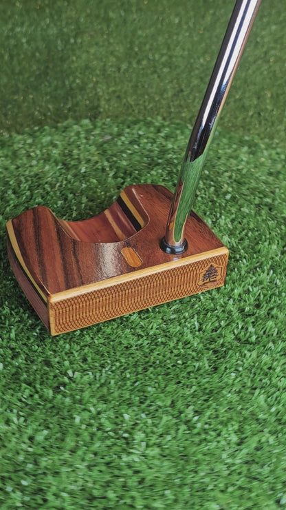 Rosewood Cedar and mahogany one of kind putter