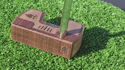 Bolivian Rosewood Bloodwood and Walnut wood Woodrich Regal wood putter