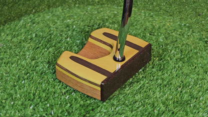 Yellowheart center shaft zero torque Woodrich style putter