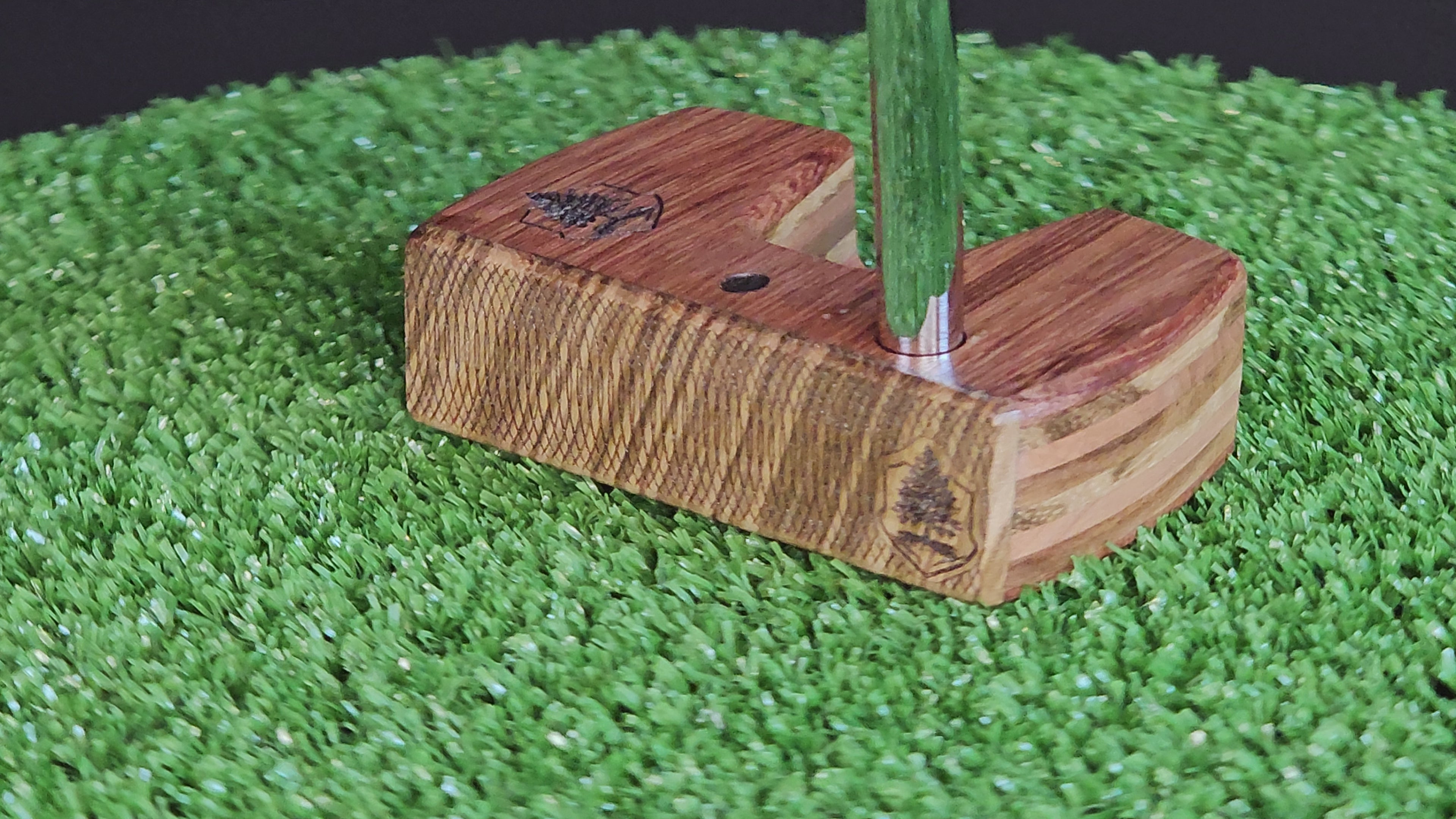 Bubinga and Zebrawood exotic Woodrich Regal wood putter