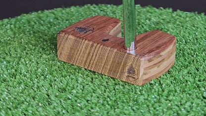 Bubinga and Zebrawood exotic Woodrich Regal wood putter