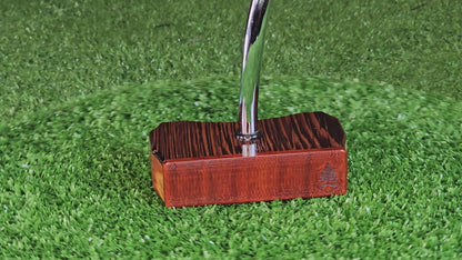 Wenge and Red Cedar exotic wood center shaft putter lefty or righty