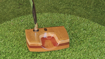 Arden style White LImba exotic wood Woodrich Regal Putter