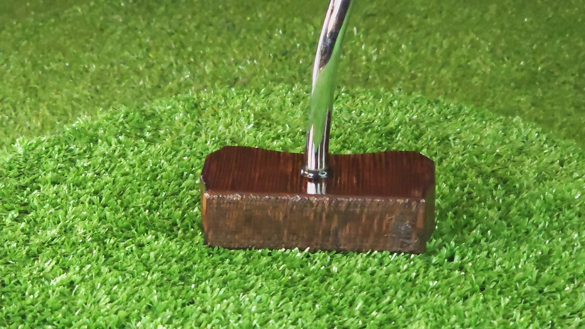 Wenge and Walnut exotic wood Zero Torque Center Shaft putter