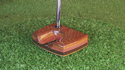 The Prowler style Leopardwood exotic wood Woodrich Regal Putter