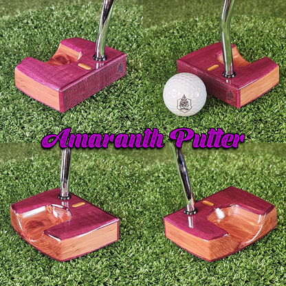 Amaranth style Purpleheart exotic wood Woodrich Regal Putter