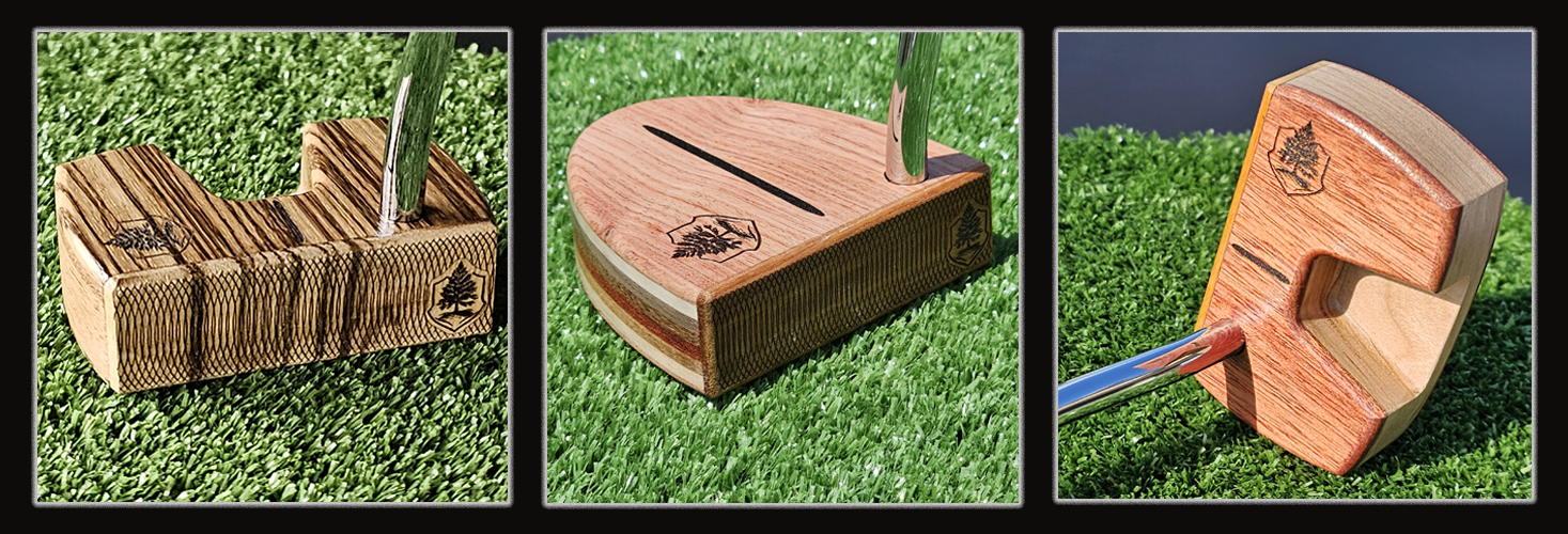 TimberTouch Putterworks exotic precision wood golf putters ...