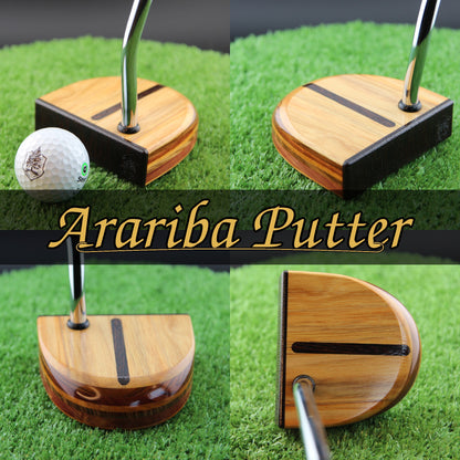 Arariba style Canarywood exotic wood FATTY Putter