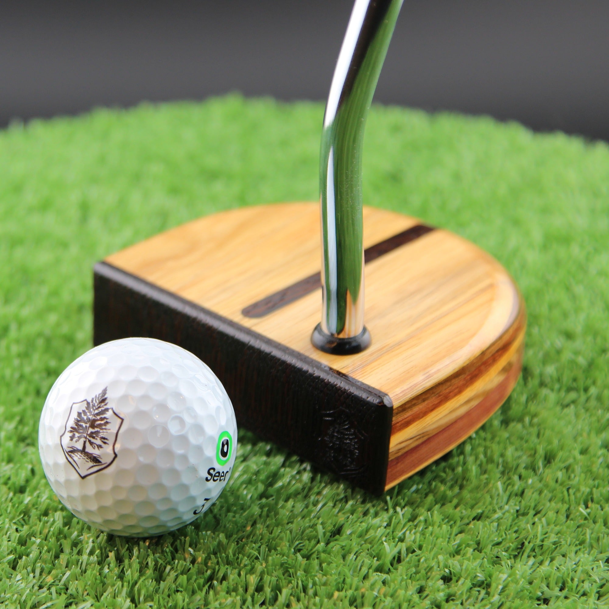 Arariba style Canarywood exotic wood FATTY Putter