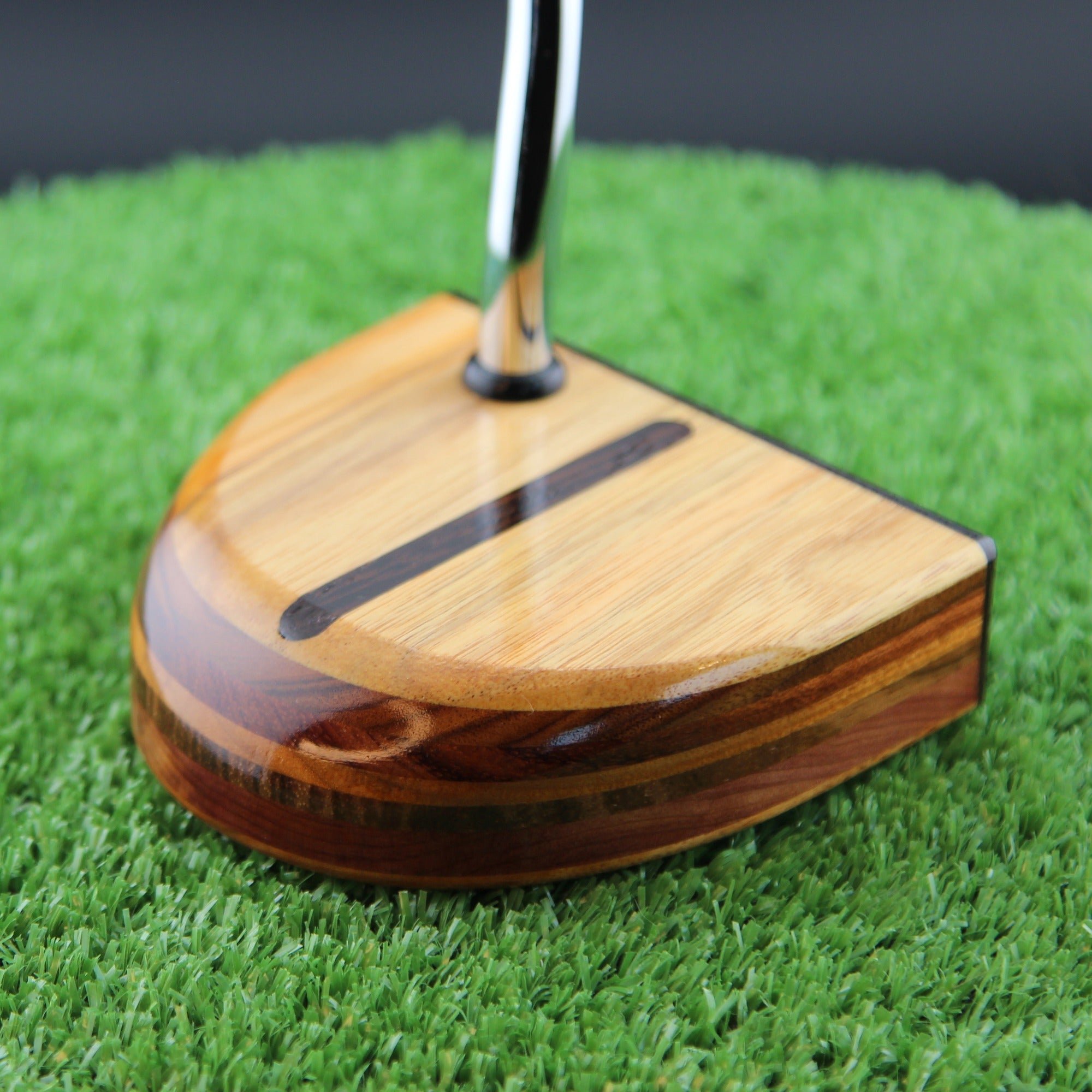 Arariba style Canarywood exotic wood FATTY Putter
