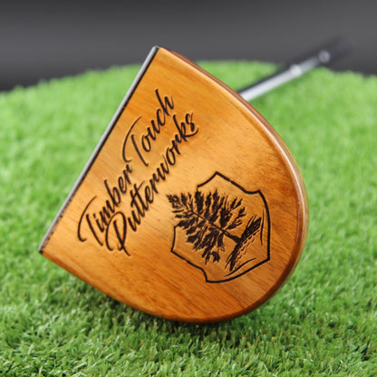 Arariba style Canarywood exotic wood FATTY Putter