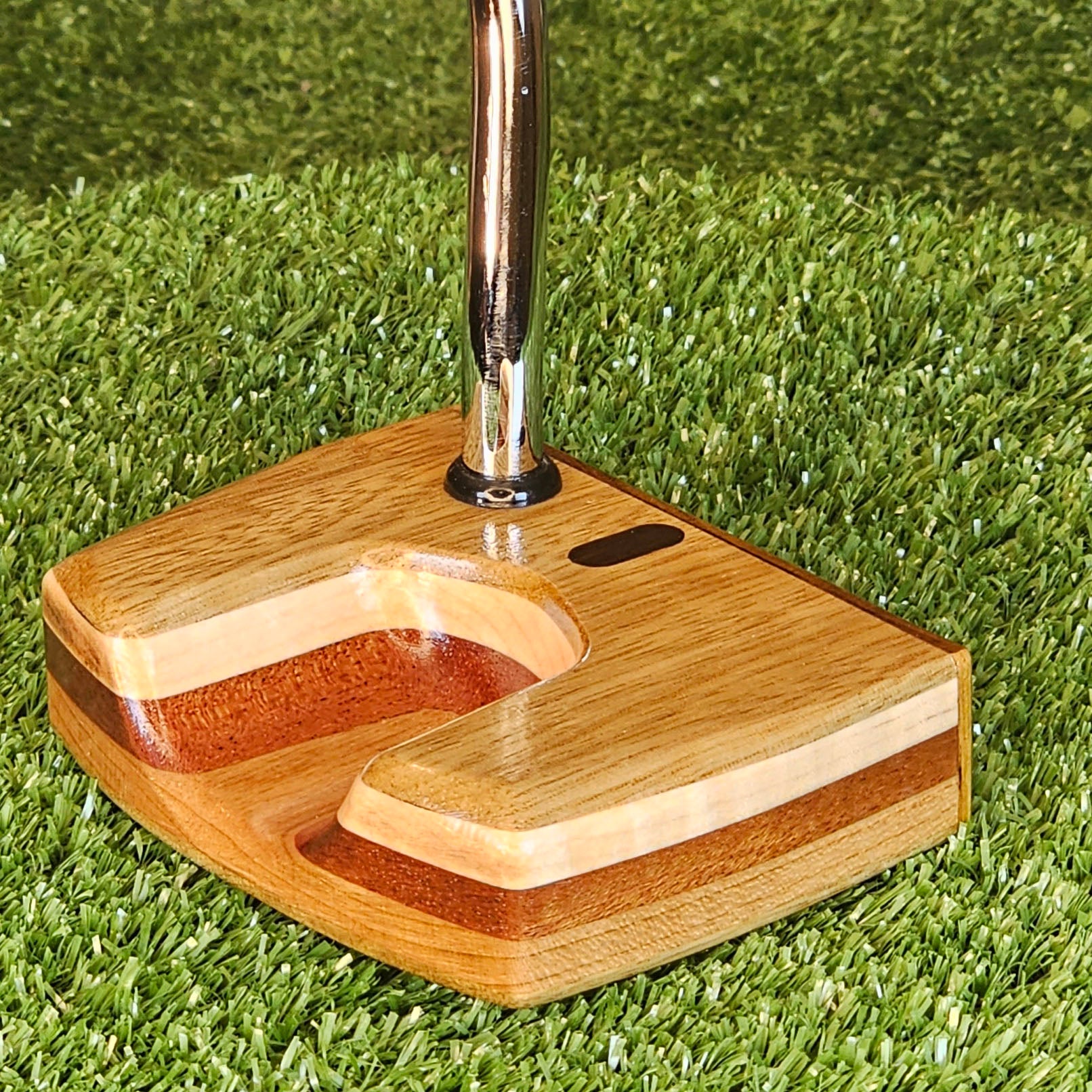 TimberTouch Woodrich Regal wood putter with White Limba