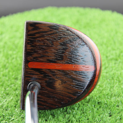 Black Ember putter with exotic Wenge and Padauk FATTY style