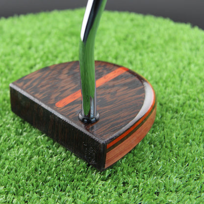 Black Ember putter with exotic Wenge and Padauk FATTY style
