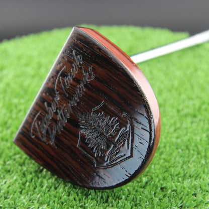 Black Ember putter with exotic Wenge and Padauk FATTY style