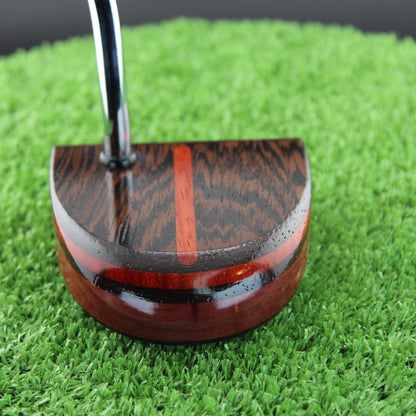 Black Ember putter with exotic Wenge and Padauk FATTY style