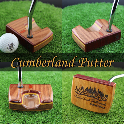 Cumberland style Rosewood exotic wood Woodrich Regal Putter