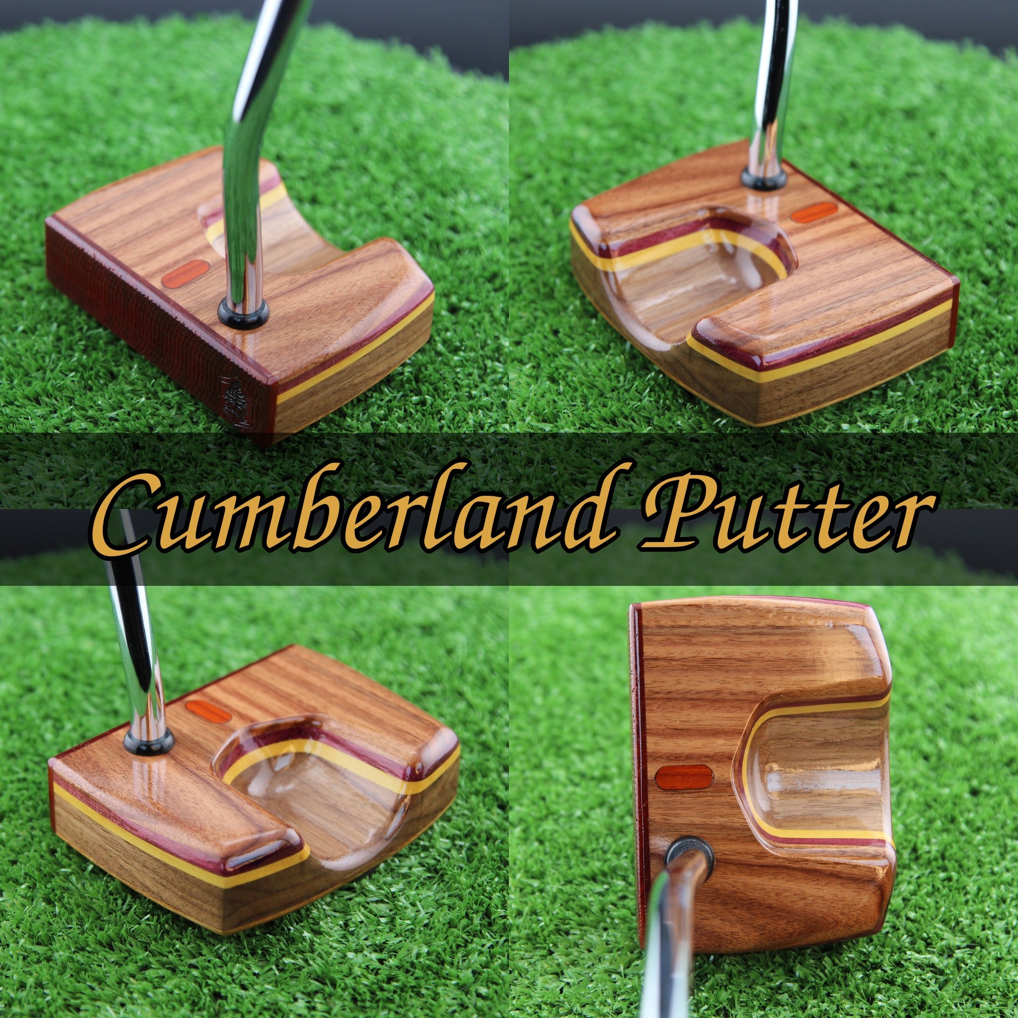 Cumberland style Rosewood exotic wood Woodrich Regal Putter