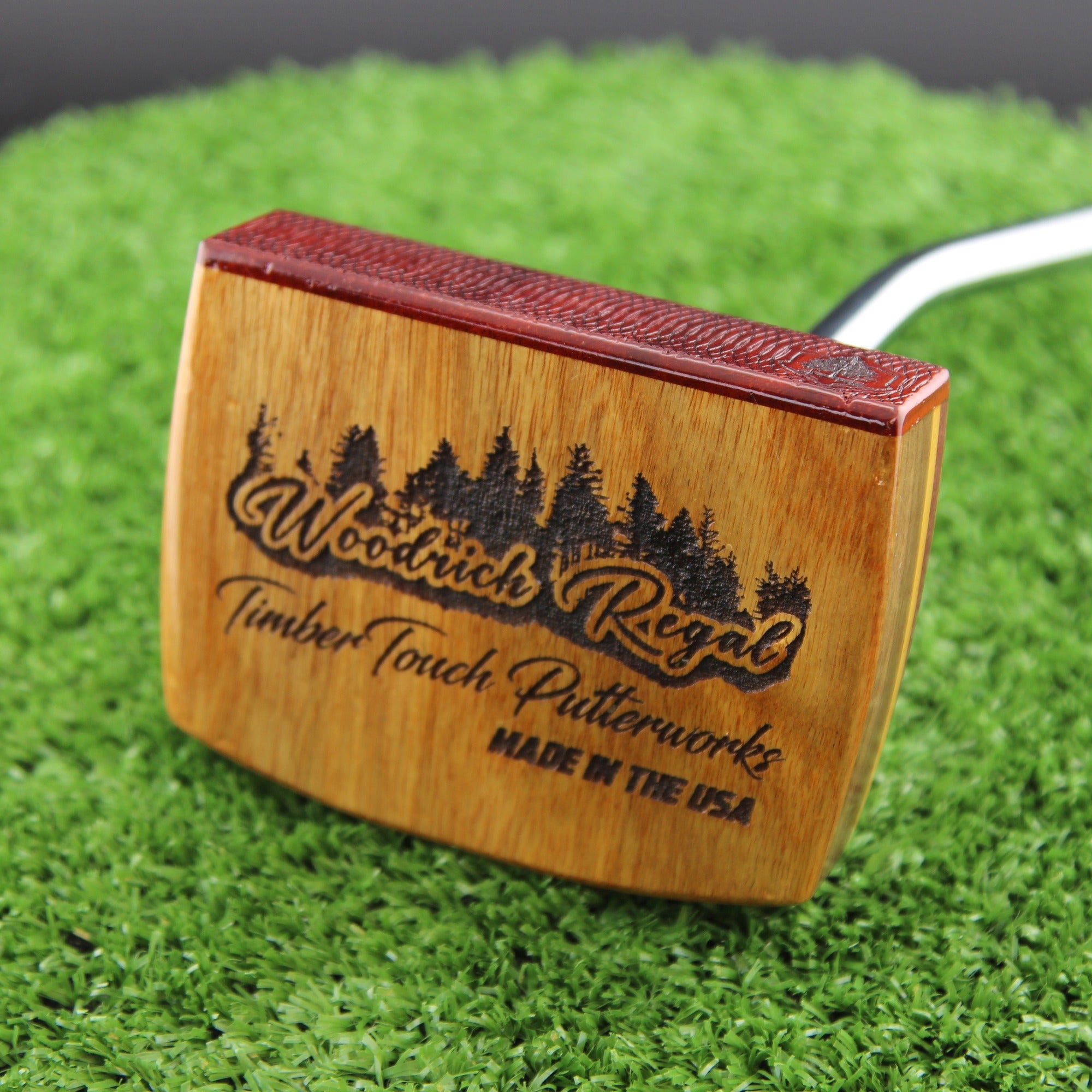 Cumberland style Rosewood exotic wood Woodrich Regal Putter