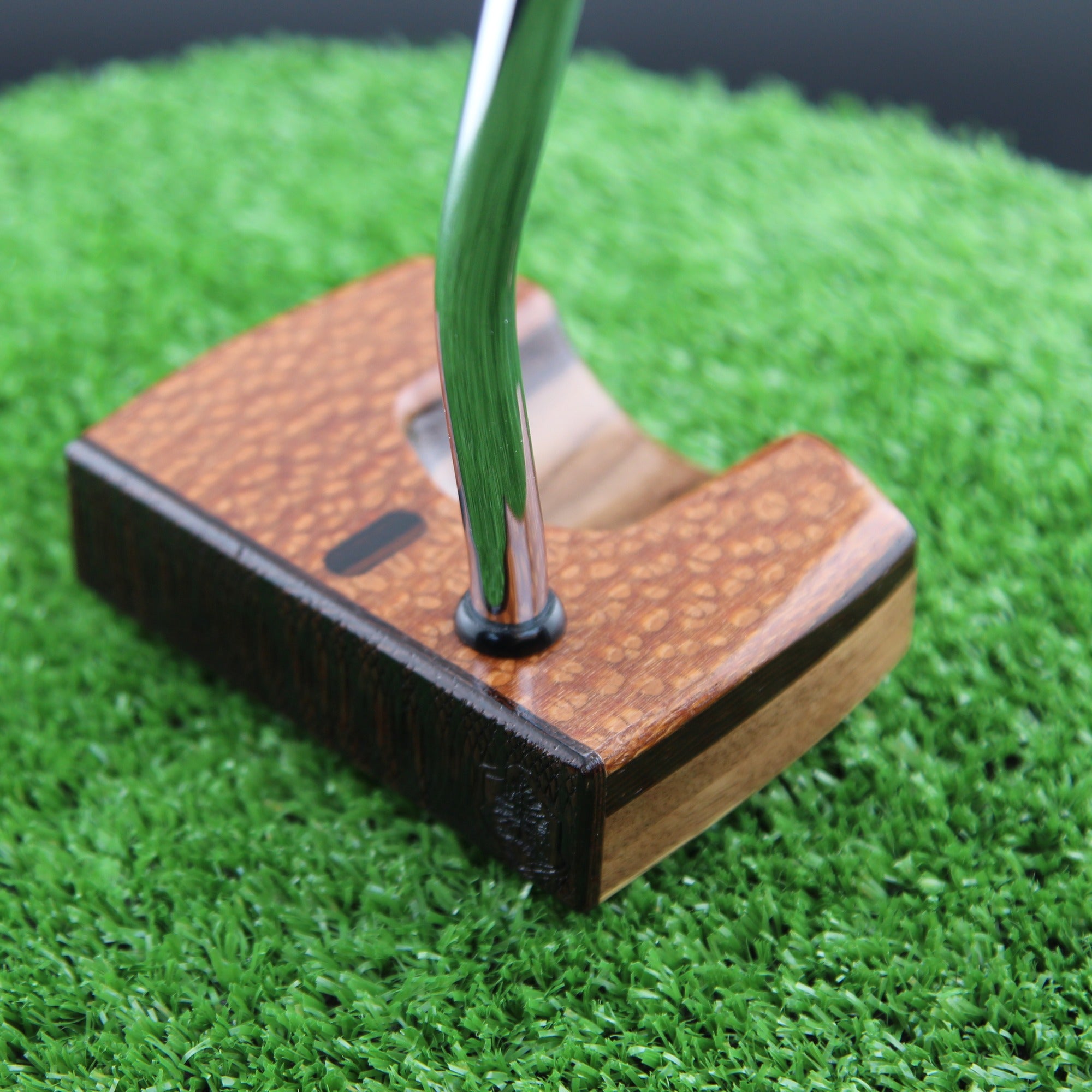 DARK CAT Leopardwood Wenge and Walnut exotic wood putter