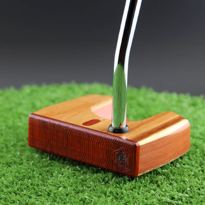 TimberTouch Woodrich wood putter with Canarywood and Cedar