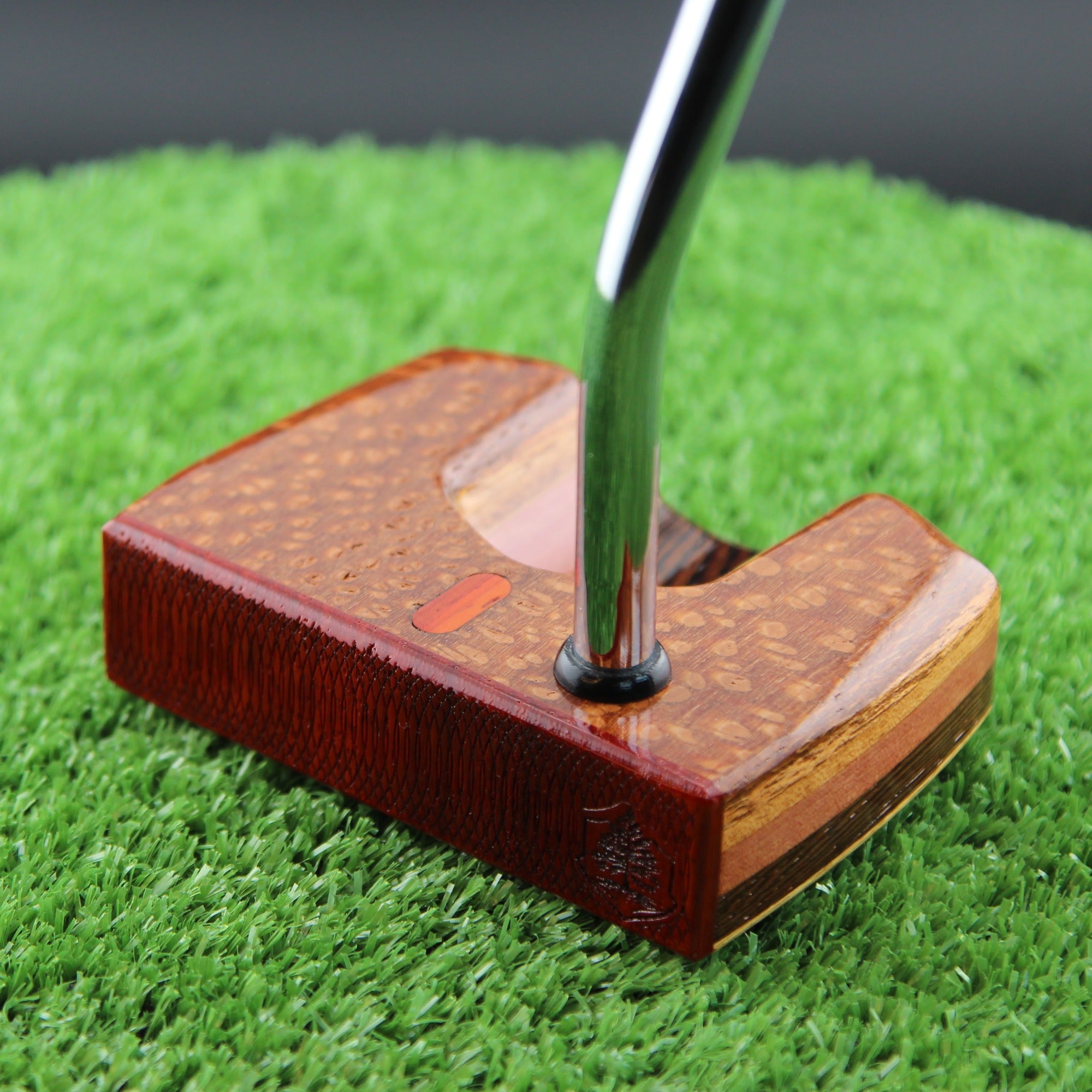 The Prowler style Leopardwood exotic wood Woodrich Regal Putter