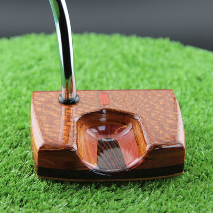 The Prowler style Leopardwood exotic wood Woodrich Regal Putter