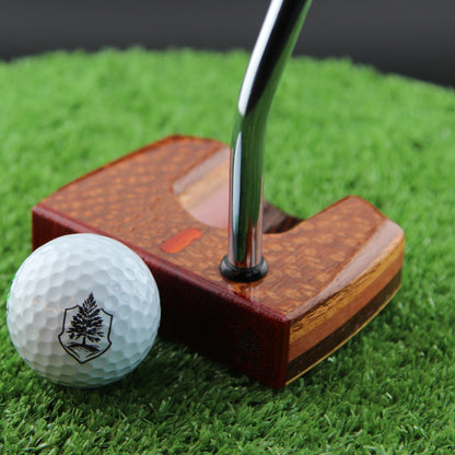 The Prowler style Leopardwood exotic wood Woodrich Regal Putter