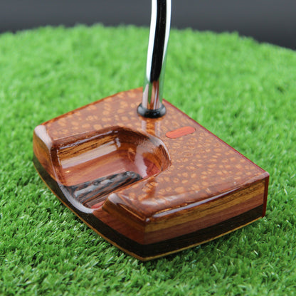 The Prowler style Leopardwood exotic wood Woodrich Regal Putter