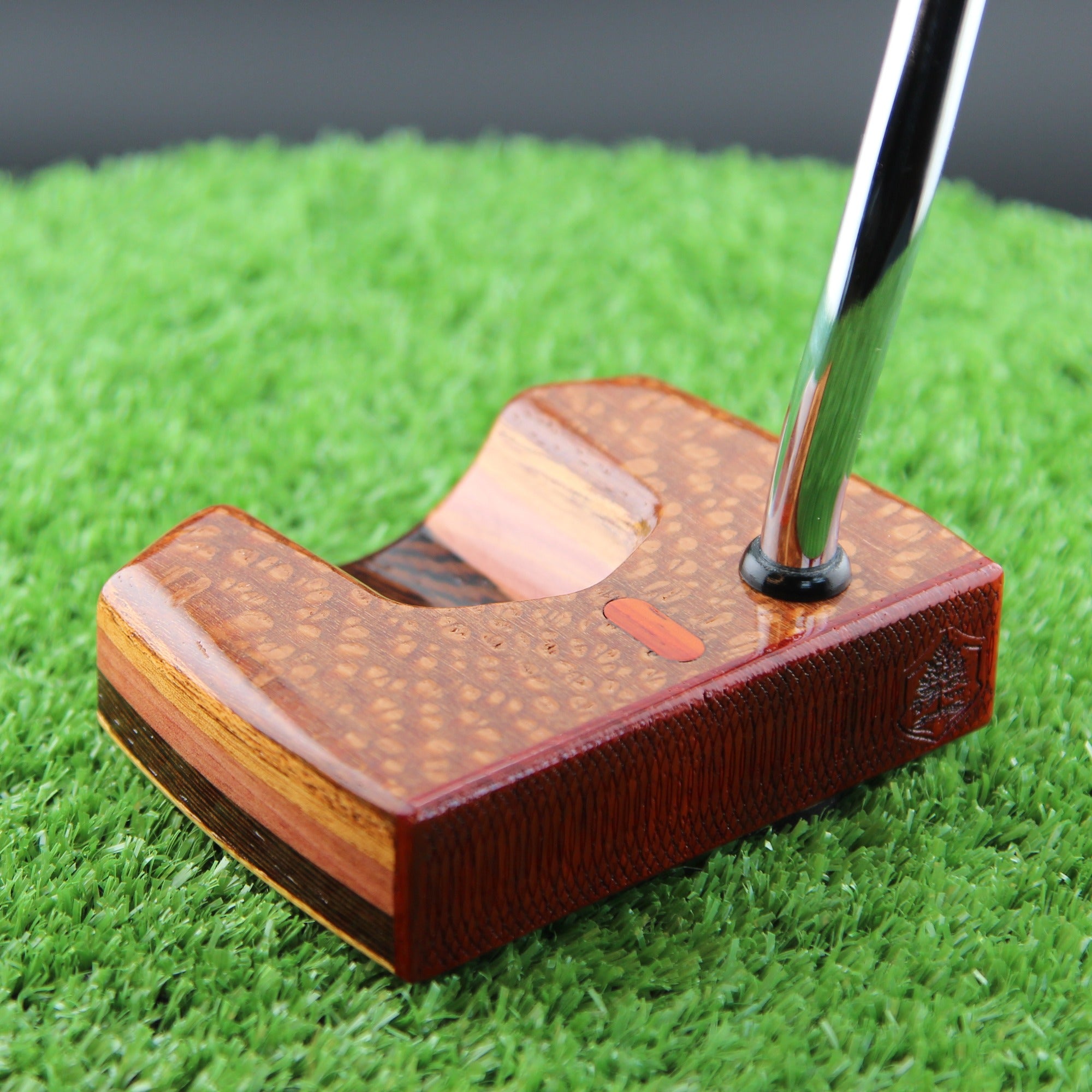 The Prowler style Leopardwood exotic wood Woodrich Regal Putter