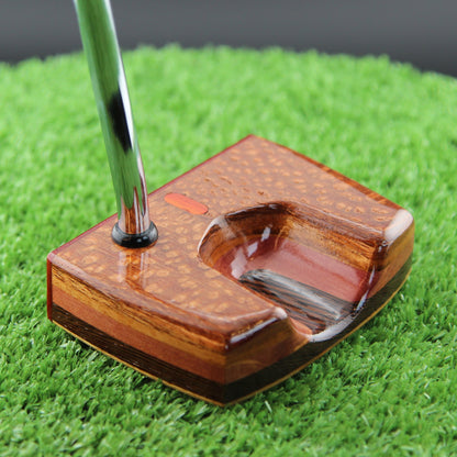 The Prowler style Leopardwood exotic wood Woodrich Regal Putter