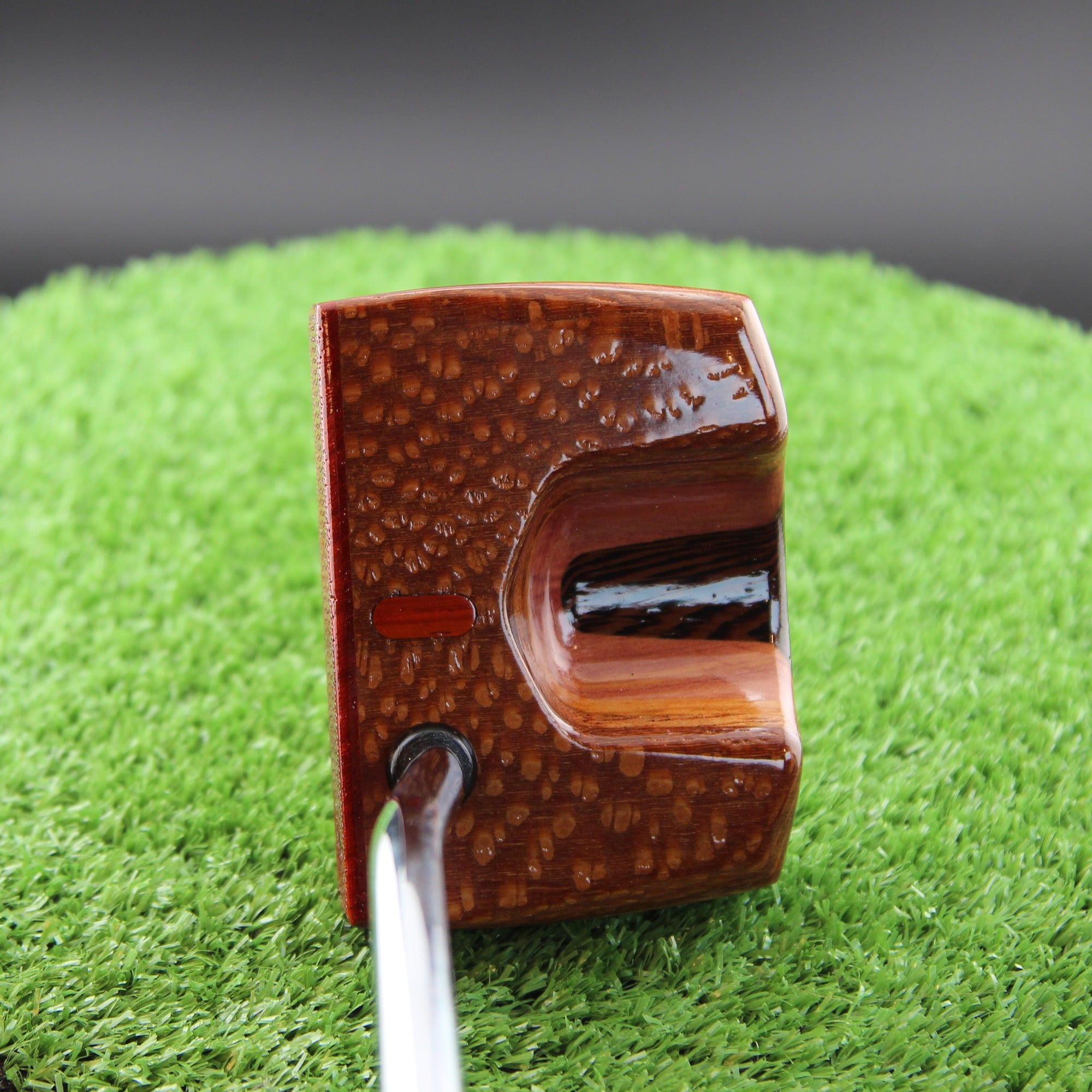 The Prowler style Leopardwood exotic wood Woodrich Regal Putter