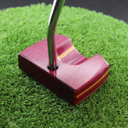 Purple Reign Putter Purpleheart and White Limba zero torque center shaft Woodrich Regal Putter