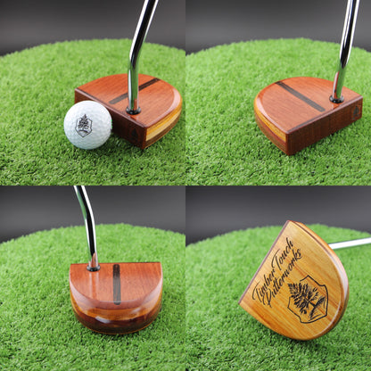 One of a Kind Fatty Style Bubinga exotic wood with Canarywood and Wenge inlay